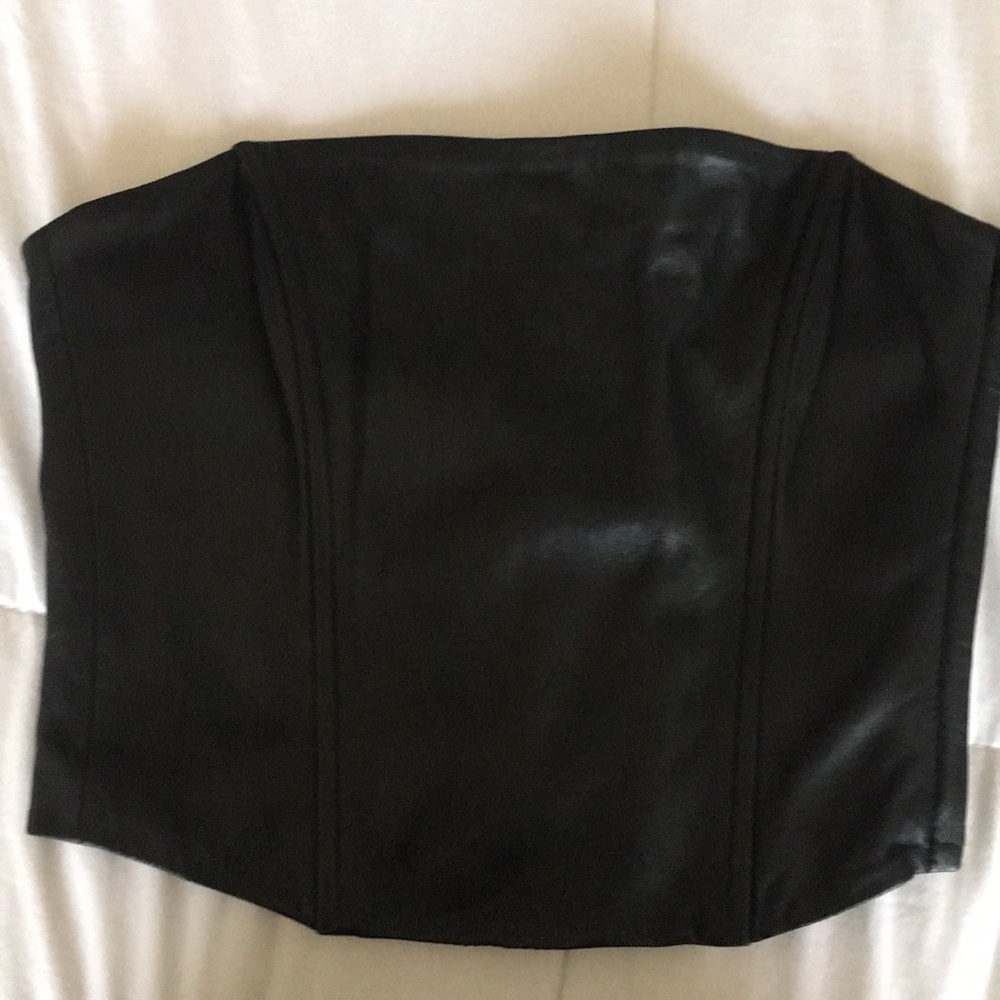 Express bustier genuine leather size 3/4